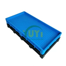 China Agricultural Rice Seed Raising Nursery Flat Tray Heavy Duty PP Injected Paddy Rice Transplant Trays manufacturer
