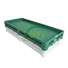 China 250x600mm 300x600mm Agricultural Greenhouse Nursery Culture Paddy Seedling Tray for Rice manufacturer