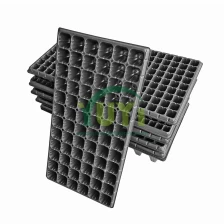 China 50 72 104 128 162 200 288 Holes Tomato Grape Tobacc Polystyrene Hard Plastic Seedling Trays For Sale manufacturer