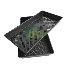 China Rectangle Hydroponic Bamboo Peanut Bean Micro Green Germination Growing Plastic Sprouting Trays manufacturer