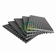 China Cheap 50 72 104 105 128 200 Cells Black Polystyrene Plastic Plug Seed Starting Grow Germination Tray manufacturer