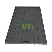 China Custom Cheap Netherlands Style 5x5 5x10 ABS Plastic Ebb and Flood Hydro Grow Table Cover Tray manufacturer