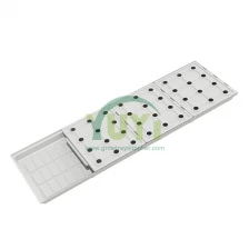 China ABS Plastic Large Ebb Grow Rack Bed Flood Tray for Vertical Farm Soilless Hydroponic Plant Seedling Cultivation Vertical Farming manufacturer