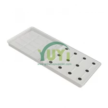 China. Forodha 24 Mashimo 2x4 White ABS Jedwali Kukua la plastiki na Trays za Mafuriko ya Mafuriko kwa mimea ya ndani Mzalishaji