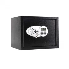 China China made digital keypad lock lcd diaplay home steel office safe box keys backup manufacturer