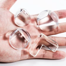 China Selbstklebende Tischeckenschutz-Stoßfänger mit transparenten Kanten Hersteller