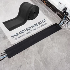China Premium Floor Cable Protector Waterproof Floor Cable Cover to Protect Wire Prevent Cable Trips manufacturer