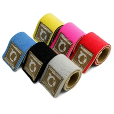 China Fishing Rod Strap Manufacturer Neoprene Material Adjustable Fishing Rod Holder for Rod Transport and Storage manufacturer