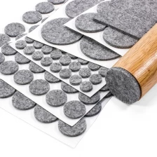 China Adhesive Felt Pads Non Woven Self Adhesive Furniture Floor Protectors Scratch Resistant Anti Slip Felt Protection Pads Wholesale manufacturer