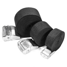 China Wholesale Cargo Strap Lashing Strap Metal Cam Buckle Tie Cargo Strap Webbing Tie down Strap manufacturer