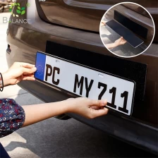 China Wholesale Invisible Car License Plate Holder Set Frameless License Plate Holder Adhesive Tape For All Common Vehicles Universal Fit All Cars manufacturer