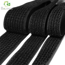 China Forneça uma fita magia de têxteis caseiros de vestuário macio 2 em 1 gancho e loop de um lado de vários tamanhos cores por atacado a granel fabricante