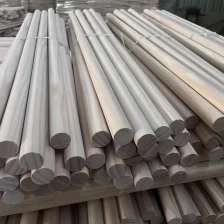 China Groothandel populieren ronde massief houten stokpennen, bundels maken fabrikant