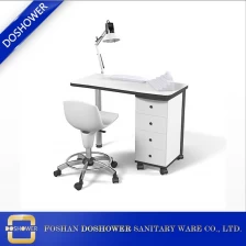 China China Doshower glass top manicure table with rounded edges and plenty of concealed storage of perfect addition salon - COPY - jsgh0n fabrikant