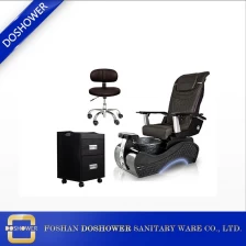 الصين وظيفة التدليك باللمس البشري المزدوج LED DS-P1110 مصنع كرسي باديكير سبا الصانع