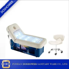 China led mattress topper water spa bed DS-M223 electric facial bed villa manufacturer