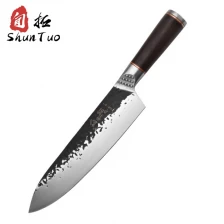 China China Factory 8’’ Forged Kitchen Gyuto Chef Knife With Ebony Wood Handle manufacturer