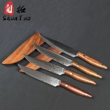 China China high-grade gift box 4pcs damascus steak fruit knife set wholesale manufacturer