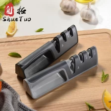 China Low price portable 3stages kitchen knives sharpener sharpen knives and scissors factory supply manufacturer