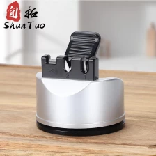 China new design kitchen 3 in 1 mini sucker knife sharpener for chef Chinese factory wholesale price manufacturer