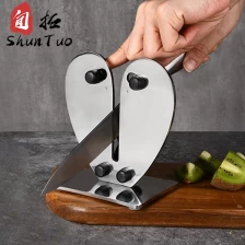 China Chinese factory wholesale price stainless steel kitchen knives sharpener for restaurant family manufacturer