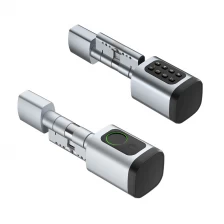 China Smart Intelligent App Fingerprint Cylinder Lock manufacturer