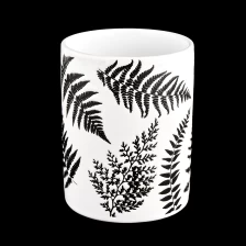 China Wholesale customized empty ceramic candle vessels candle holders manufacturer
