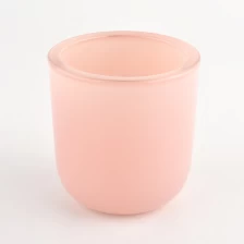 China Thick Wall Glass Candle Holder Round Bottom Glass Candle Vessels 9oz candle glass manufacturer
