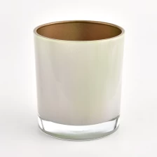 China custom glass candle vessel with home decor wholesale manufacturer