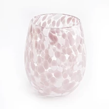 China 15oz handmade glass candle vessel wholesale manufacturer
