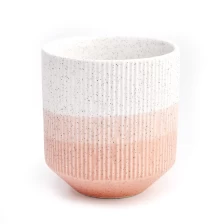 China Customized Morden Design Ceramic Candle Vessels manufacturer