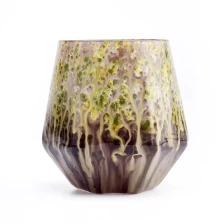 China unique design glass jar 8oz empty glass candle vessel wholesale manufacturer