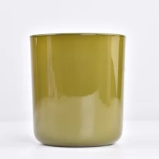 China transparent color scented candle vessels glass wholesale manufacturer