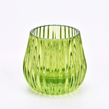 China 145ml Ribber Glass Candle Holder Wholesale manufacturer