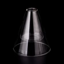 China wholesales clear triangle borosilicate glass perfume bottle manufacturer