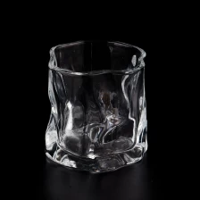 China wholesale 200ml new design Glass Candle Vessels with home decor manufacturer