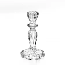 China Clear Glass Candlestick Wholesale manufacturer