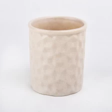 China 380ml Matte Ceramic Candle Vessels manufacturer