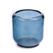 China empty glass candle vessel 7oz candle holder wholesale manufacturer