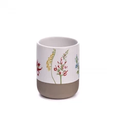 China 6 oz Custom Ceramic Candle Jar For Candle Making Wholesale manufacturer