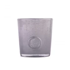 China Bubbles Glass Candle Vessels 540ml Candle Glass Wholesale manufacturer