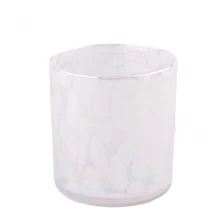 China Colored Glass Candle Jars Customized Colored Candle Glass manufacturer