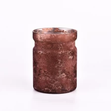 China Unique Scruffy Glass Candle Container 800ml Candle Glass manufacturer