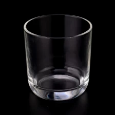 China 9oz Glass Candle Jars Customized Round Bottom Glass Candl Vessels Wholesale manufacturer