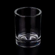 China 8oz Glass Candle Holders Thick Bottom Candle Glass manufacturer