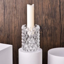 China High Quality Glass Candle Holder Glass Candlesticks manufacturer