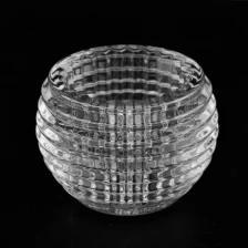 China Votive Glass Candle Holder Luxury Crystal Global Glass Candle Jars manufacturer