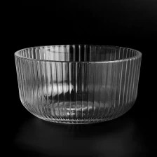China 1220ml Glass Candle Jars Three Wicks Four Wicks Large Glass Candle Vessels Custom Logo Color manufacturer