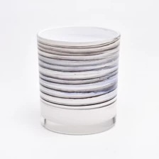 China Morden Design Home Decoration Glass Candle Jars Glass Candle Holders for Candle Making manufacturer