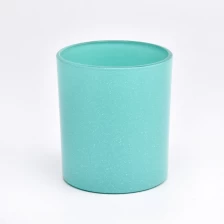 China Spring Collection Unique Color Glass Candle Jars manufacturer